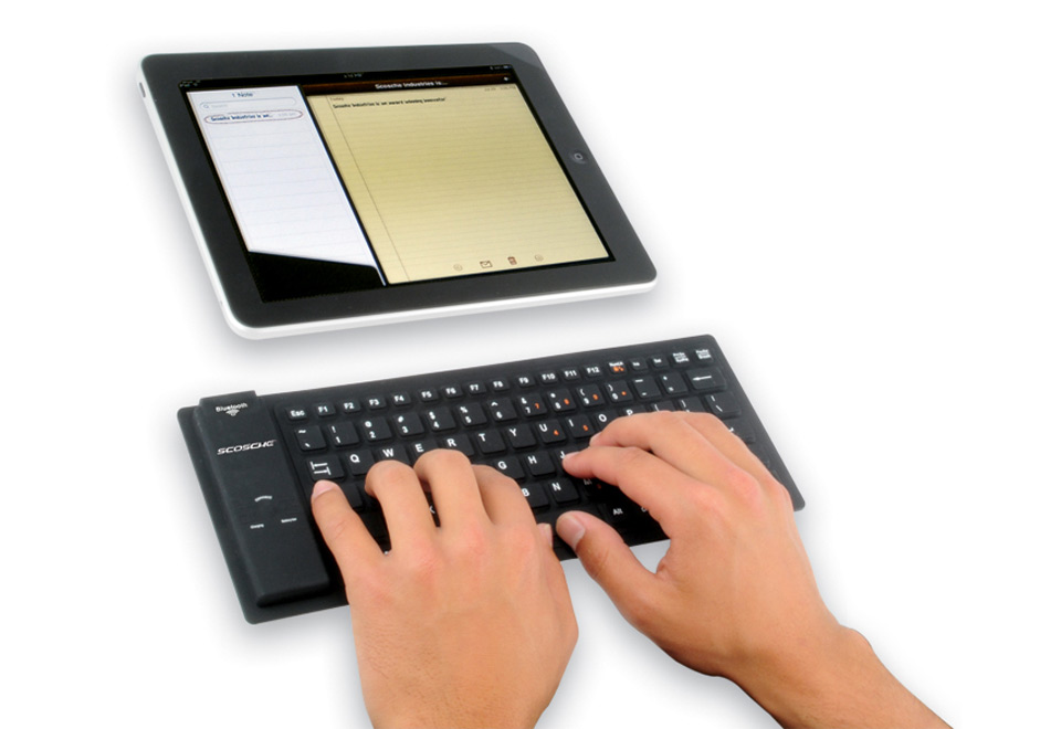 Wireless Rollup Keyboard Sharper Image