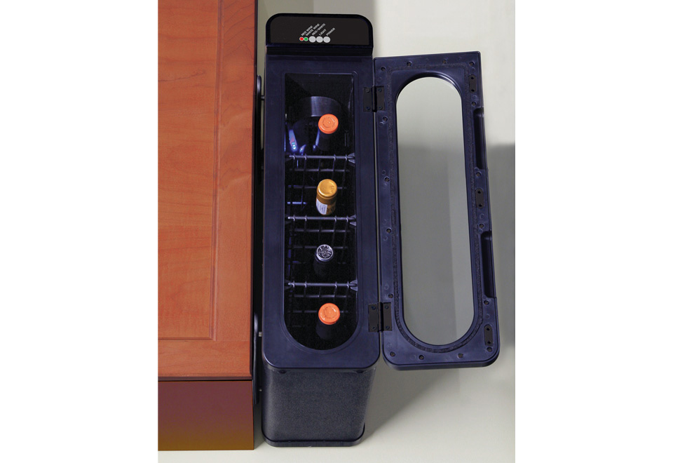 Space Saving Under Wine Cooler Sharper Image