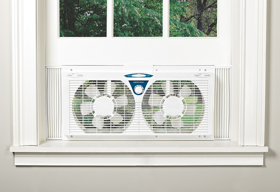 Reversible Twin Window Fan Sharper Image