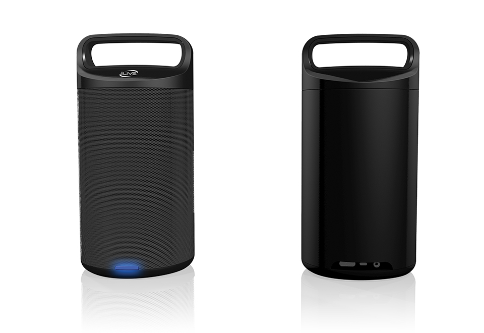 Wireless Indoor/Outdoor WaterResistant Speakers (Set of 2) Sharper Image