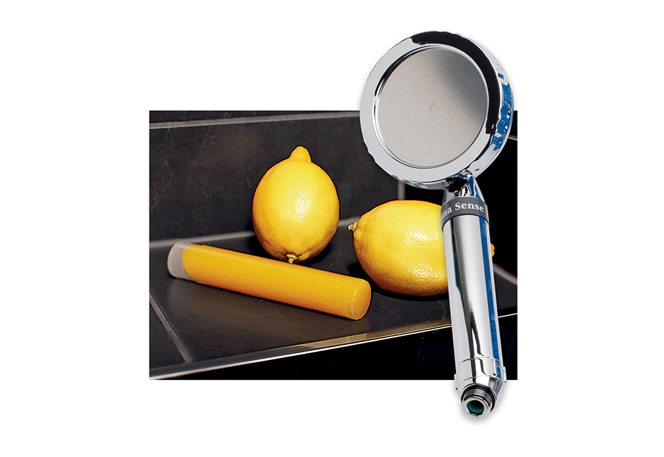 Aromatherapy & Water Purifying Shower Head Sharper Image