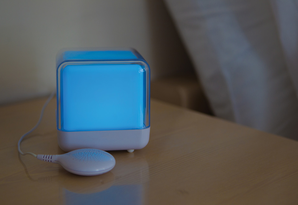 Natural Sound Soother With Mood Light Sharper Image