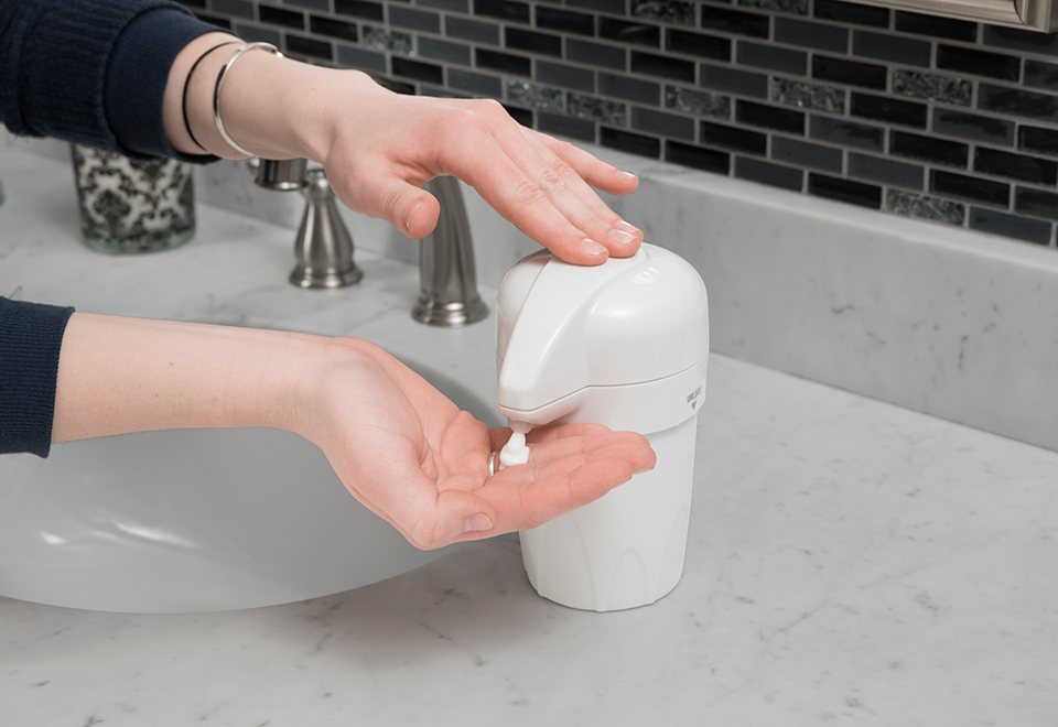 Heated Lotion Dispenser Sharper Image