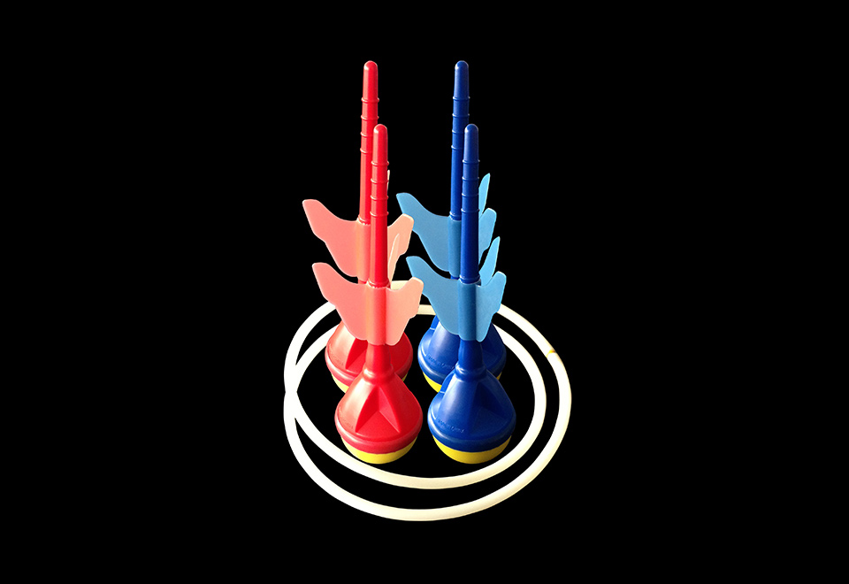 GlowInTheDark Backyard Darts Sharper Image