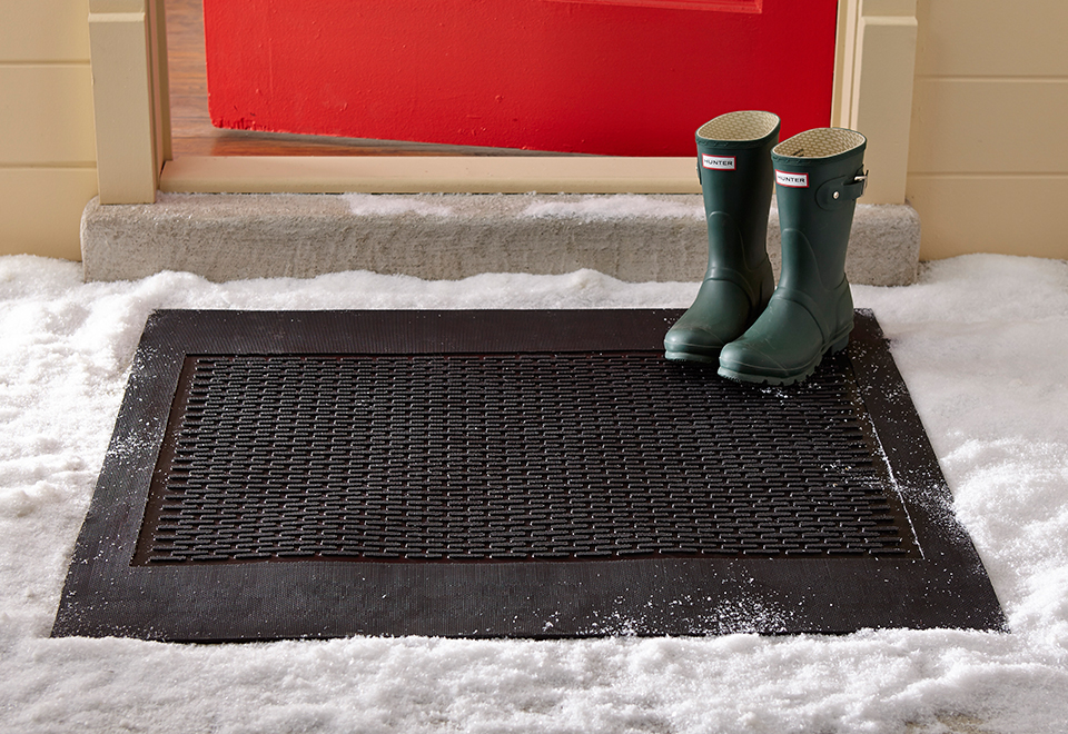 Electric Snow Melting Door Mat Sharper Image
