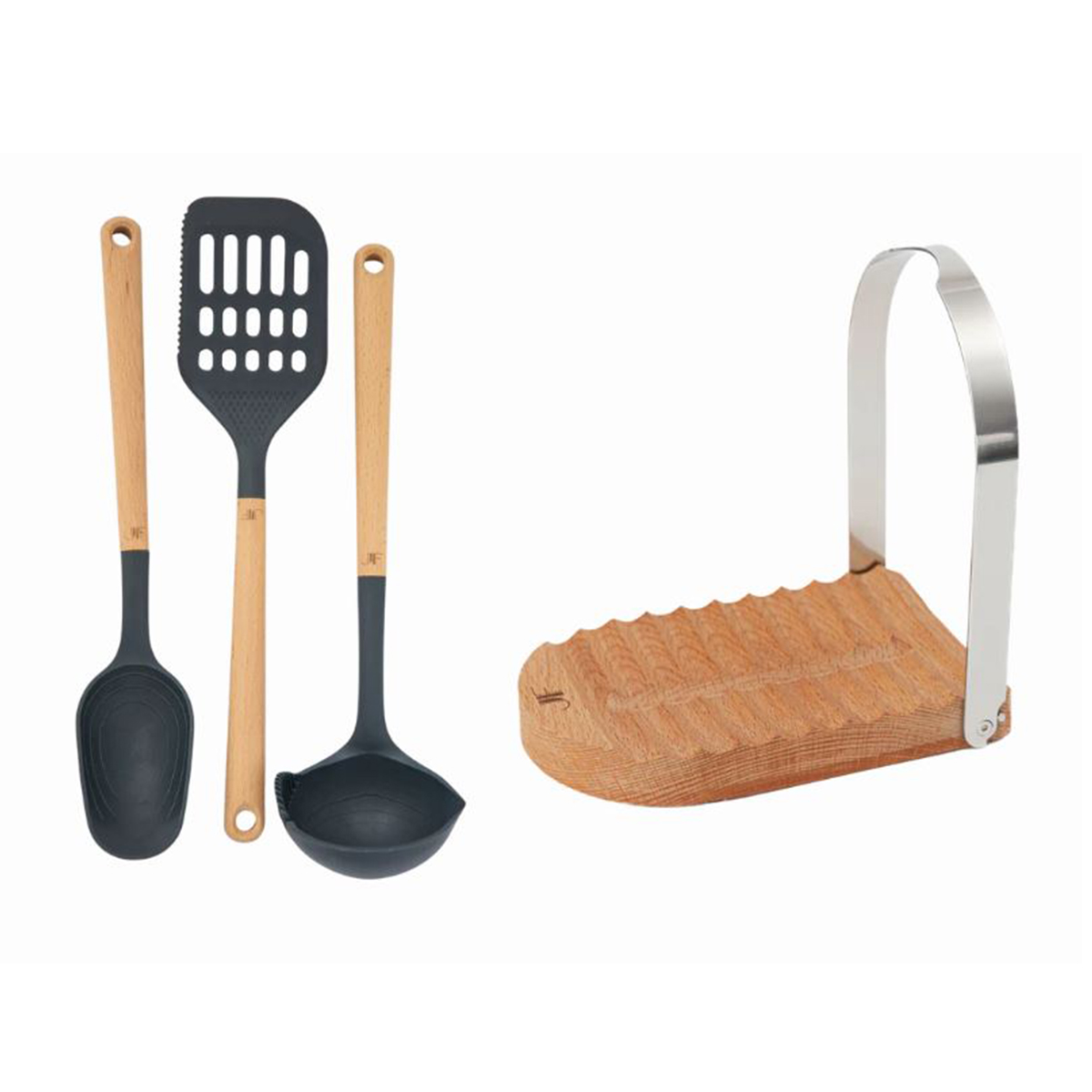 Spoon Rest/Cookbook Holder and Tool Set Bundle