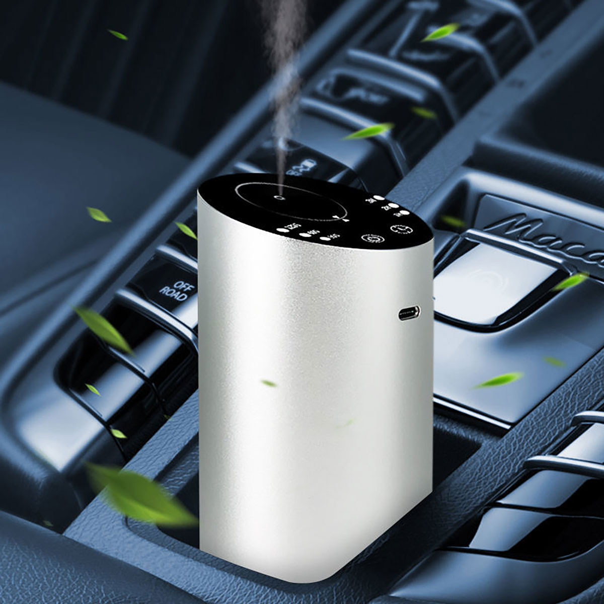 Cordless Cup Holder Car Diffuser - White