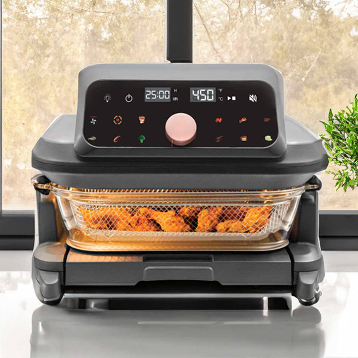 Touch IQ 6QT Glass Container Air Fryer