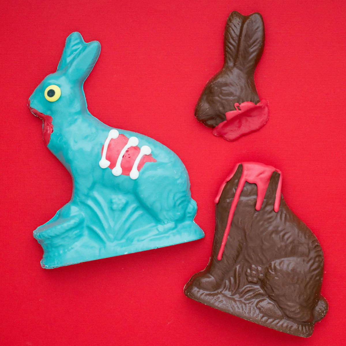 Sugar Plum Chocolate Bunny Zombie and Victim