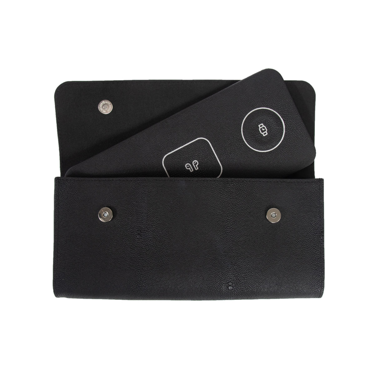 Brouk & Co Ace 3 in 1 Portable Wireless Fast Charging Pad - White