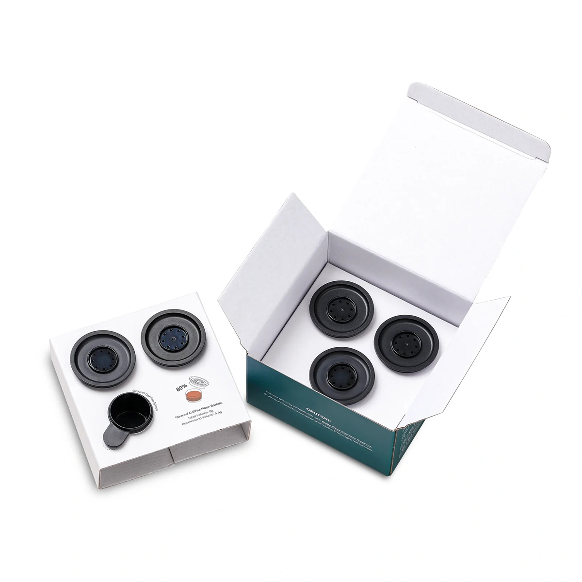 Portable Electric Espresso Machine Filter Baskets Kit