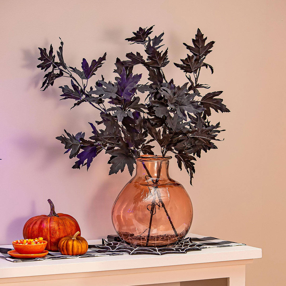 Indoor/Outdoor LED Black Maple Branch