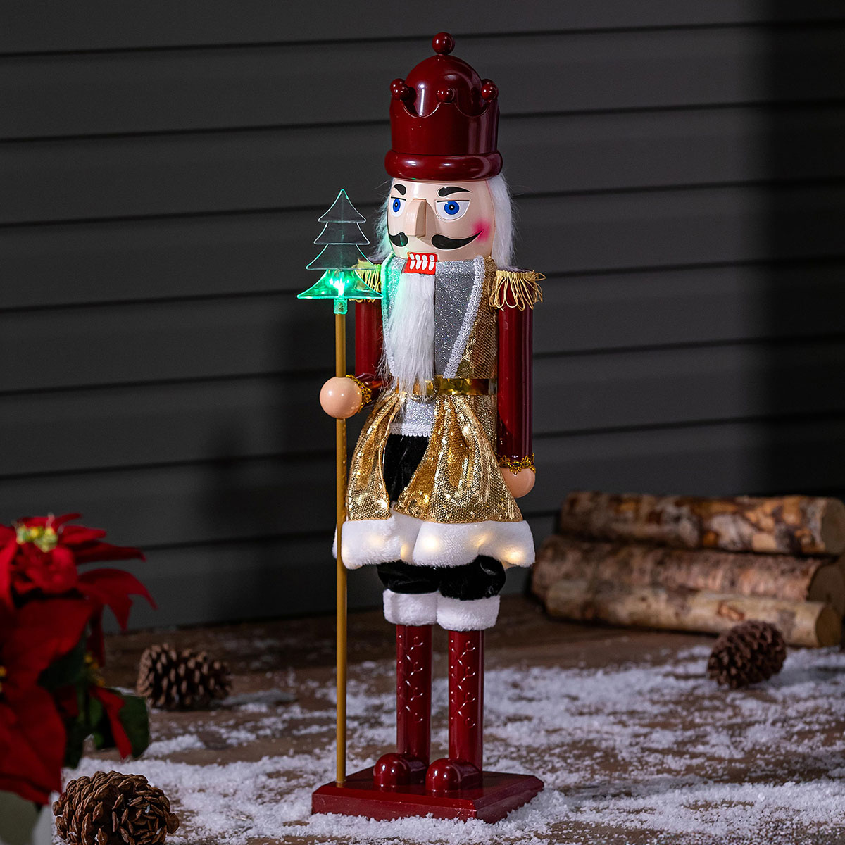 31" LED Musical Nutcracker