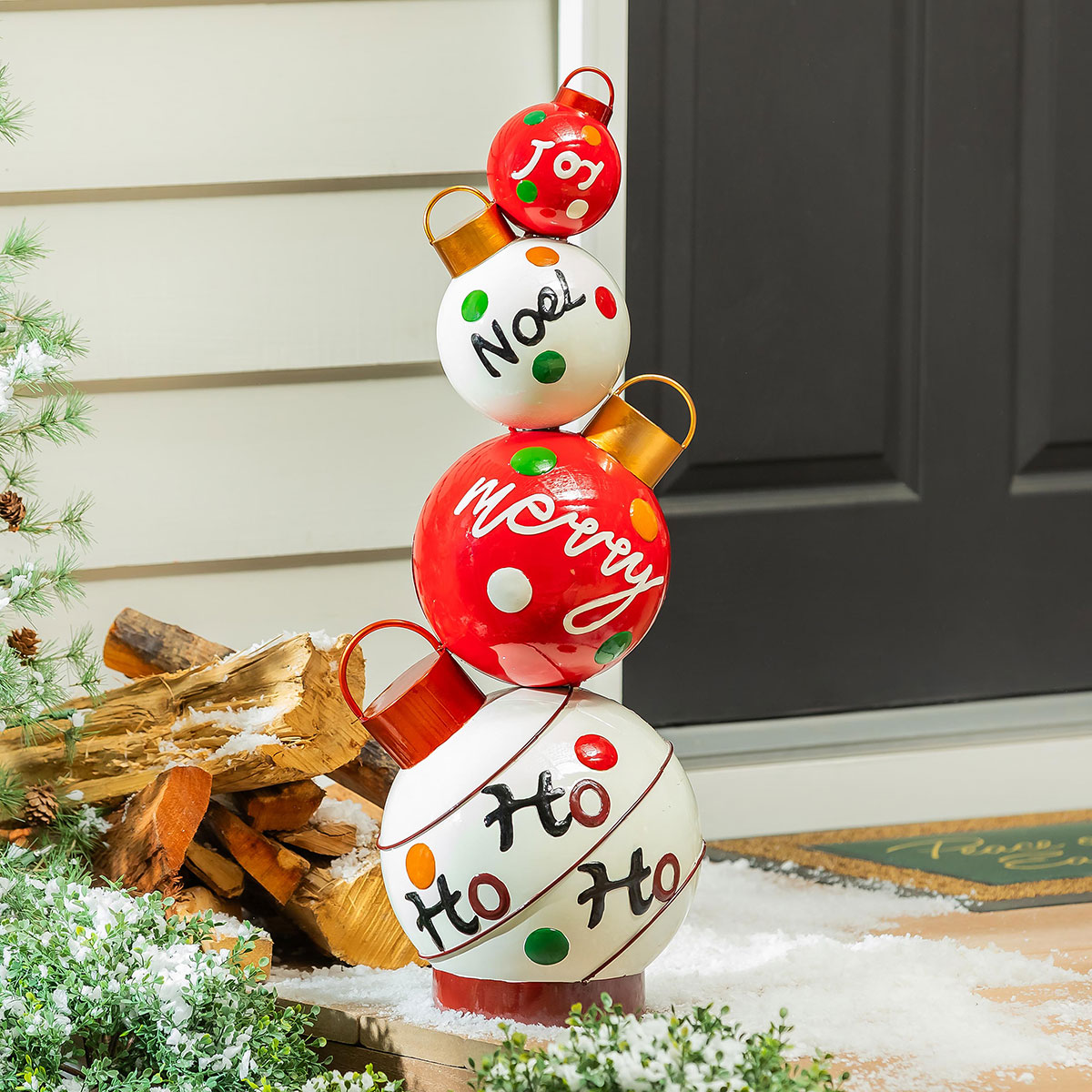 Indoor/Outdoor Stacked Ornament Statue