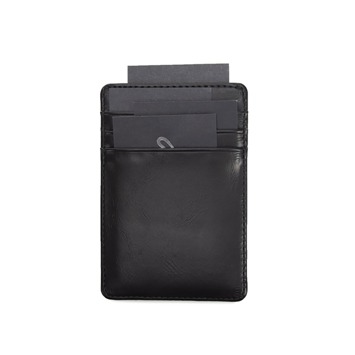 Brouk & Co Asher Magnetic Money Clip Card Case - Black