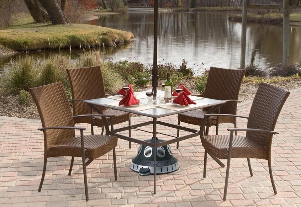 Umbrella Stand Electric Patio Heater Sharper Image Umbrella Stand Electric Patio Heater