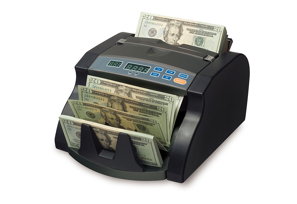 Electric Currency Counter Sharper Image