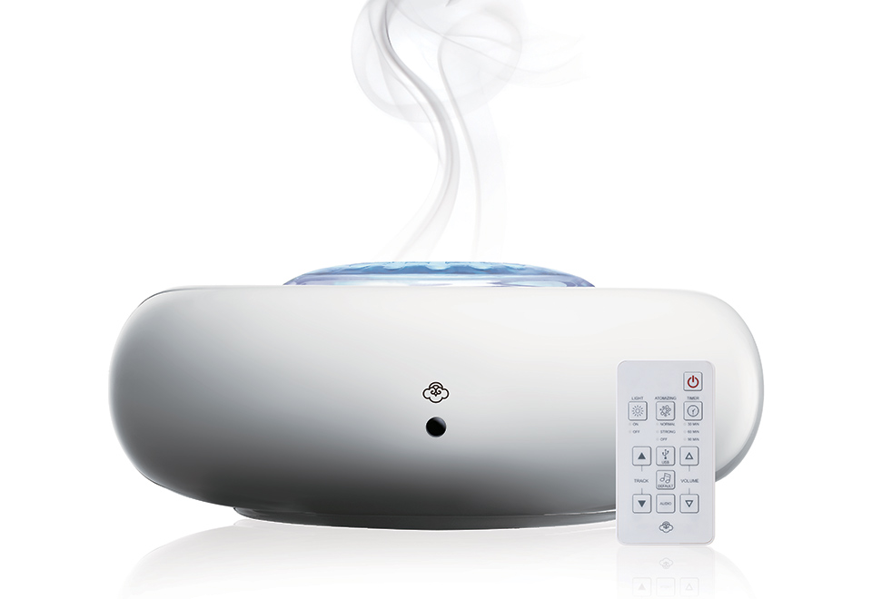 Donut Aromatherapy Diffuser Scentilizer With Remote Sharper Image