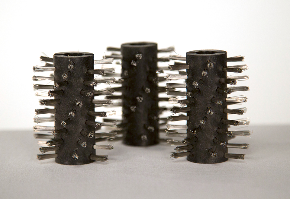 Stainless Steel Set of 3 Replacement Brushes for Automatic BBQ Grill