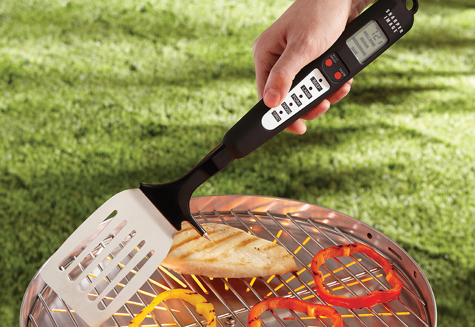 BBQ Thermometer Spatula Sharper Image