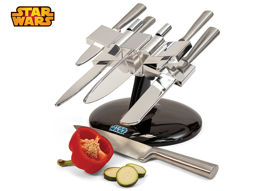 Star Wars XWing Knife Set Sharper Image