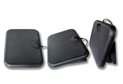 Ergonomic Heated Footrest Sharper Image