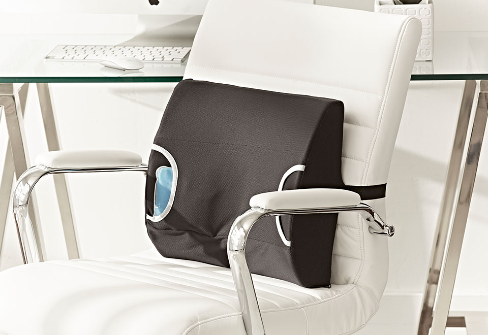 Warm/Cool Lumbar Support Cushion Sharper Image