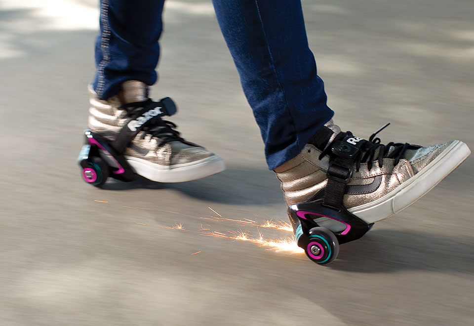 Real Sparking Heel Wheels Sharper Image