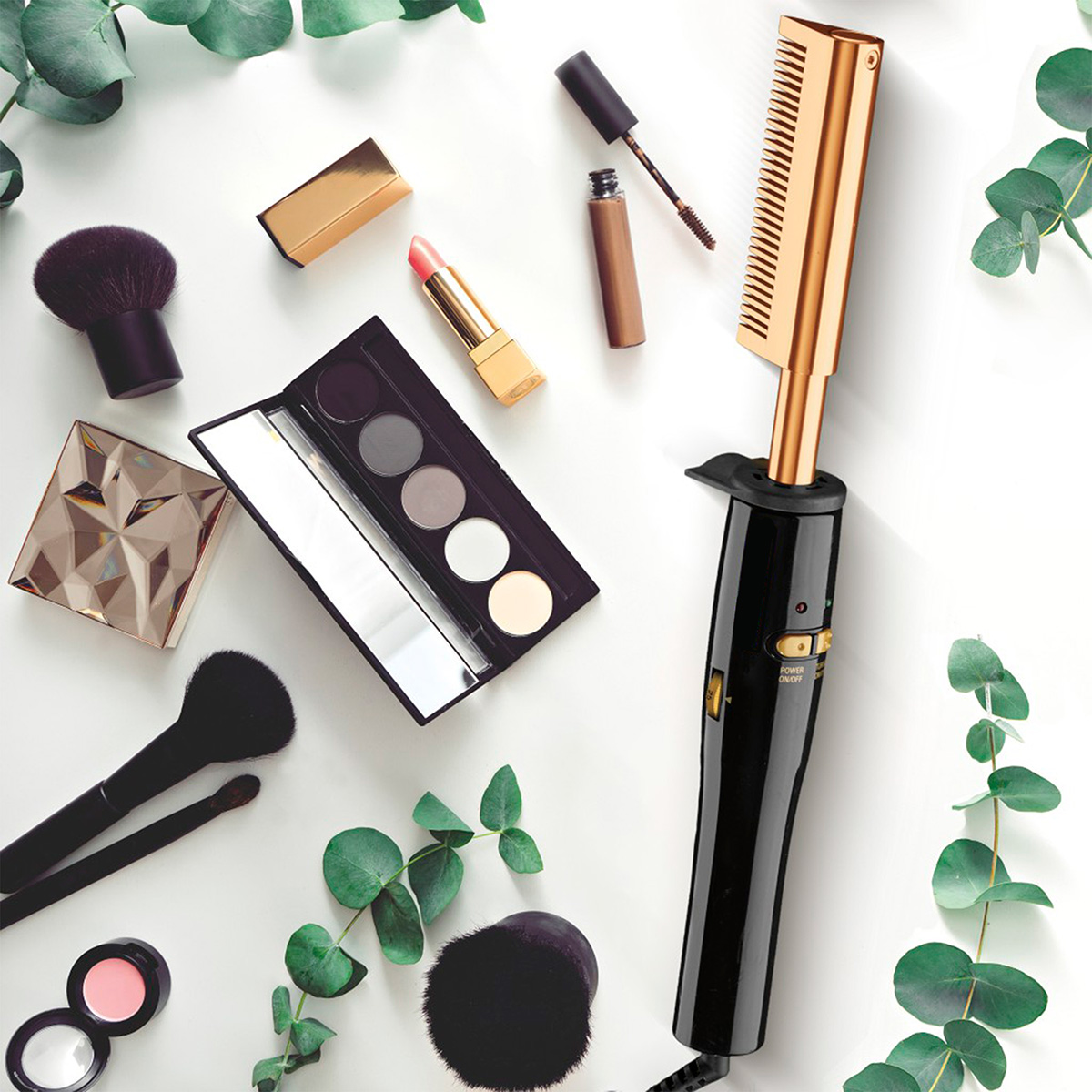 Hair Straightening Hot Comb Sharper Image