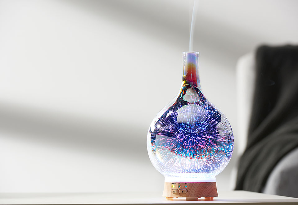 3D Ultrasonic Aromatherapy Diffuser Sharper Image