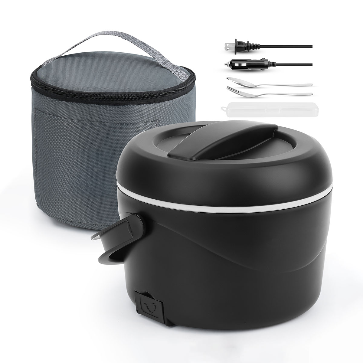 Portable Food Warmer - Black